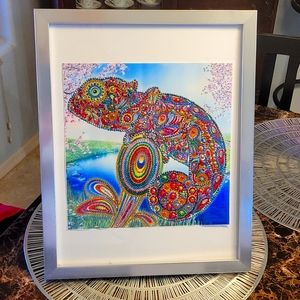 Gem Lizzard Painting